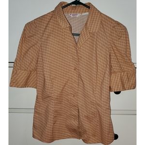 PENGUIN Cute Tan Button Up Shirt